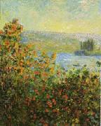 Claude Monet Flower Beds at Vetheuil oil painting artist